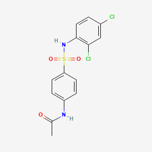 N-{4-[(2,4-dichlorophenyl)sulfamoyl]phenyl}acetamide