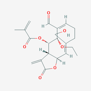 molecular formula C21H26O7 B1164262 9-O-Ethyldeacetylorientalide CAS No. 1258517-60-0