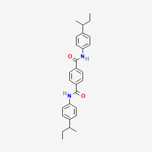 N,N'-bis[4-(butan-2-yl)phenyl]benzene-1,4-dicarboxamide