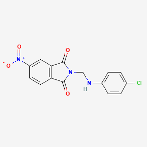 2-{[(4-chlorophenyl)amino]methyl}-5-nitro-1H-isoindole-1,3(2H)-dione