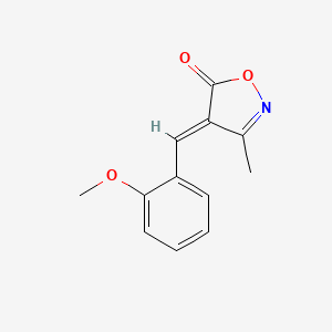 molecular formula C12H11NO3 B11642758 (4E)-4-(2-methoxybenzylidene)-3-methylisoxazol-5(4H)-one 