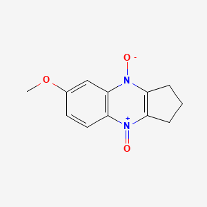 6-methoxy-2,3-dihydro-1H-cyclopenta[b]quinoxaline 4,9-dioxide