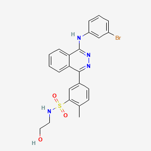 5-{4-[(3-bromophenyl)amino]phthalazin-1-yl}-N-(2-hydroxyethyl)-2-methylbenzenesulfonamide