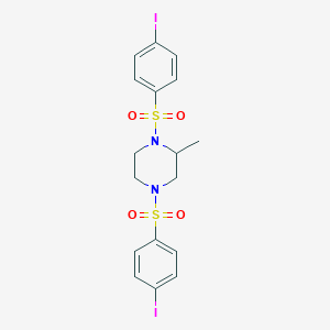 1,4-Bis[(4-iodophenyl)sulfonyl]-2-methylpiperazine