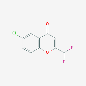 6-chloro-2-(difluoromethyl)-4H-chromen-4-one