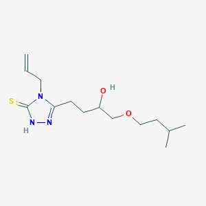 4-(4-Allyl-5-mercapto-4H-[1,2,4]triazol-3-yl)-1-(3-methyl-butoxy)-butan-2-ol