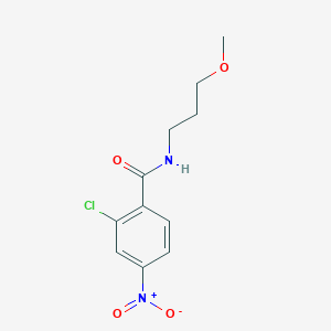 2-chloro-N-(3-methoxypropyl)-4-nitrobenzamide