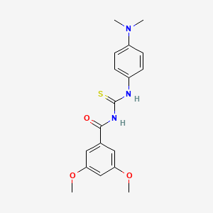 N-{[4-(dimethylamino)phenyl]carbamothioyl}-3,5-dimethoxybenzamide