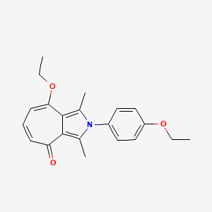 8-ethoxy-2-(4-ethoxyphenyl)-1,3-dimethylcyclohepta[c]pyrrol-4(2H)-one