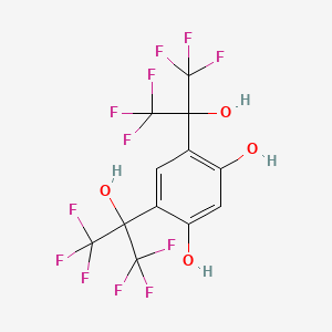 4,6-Bis(1,1,1,3,3,3-hexafluoro-2-hydroxypropan-2-yl)benzene-1,3-diol