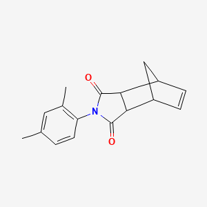 molecular formula C17H17NO2 B11643681 2-(2,4-dimethylphenyl)-3a,4,7,7a-tetrahydro-1H-4,7-methanoisoindole-1,3(2H)-dione 