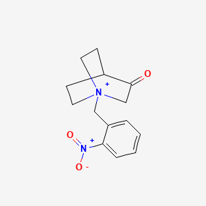 1-(2-Nitrobenzyl)-3-oxo-1-azoniabicyclo[2.2.2]octane