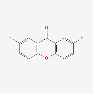 molecular formula C13H6F2O2 B11643755 2,7-difluoro-9H-xanthen-9-one 