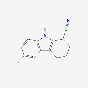 6-Methyl-2,3,4,9-tetrahydro-1H-carbazole-1-carbonitrile