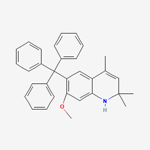 7-Methoxy-2,2,4-trimethyl-6-trityl-1,2-dihydro-quinoline