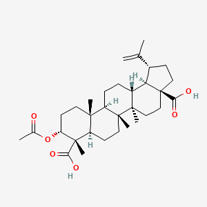 molecular formula C32H48O6 B1164389 3alpha-Acetoxy-20(29)-lupene-23,28-dioic acid CAS No. 83725-41-1