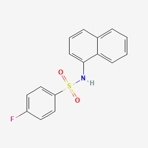 4-fluoro-N-(naphthalen-1-yl)benzenesulfonamide