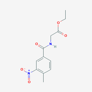 Ethyl 2-[(4-methyl-3-nitrophenyl)formamido]acetate