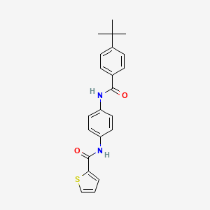 N-(4-{[(4-tert-butylphenyl)carbonyl]amino}phenyl)thiophene-2-carboxamide