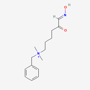 (6E)-N-benzyl-6-(hydroxyimino)-N,N-dimethyl-5-oxohexan-1-aminium