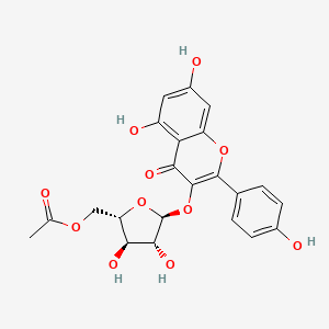 molecular formula C22H20O11 B1164403 5'-O-Acetyljuglanin CAS No. 885697-82-5