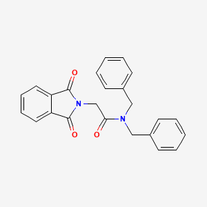 N,N-dibenzyl-2-(1,3-dioxo-1,3-dihydro-2H-isoindol-2-yl)acetamide