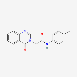 N-(4-methylphenyl)-2-(4-oxoquinazolin-3(4H)-yl)acetamide