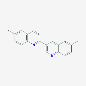 2,3'-Biquinoline, 6,6'-dimethyl-