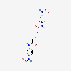 N,N'-bis[4-(acetylamino)phenyl]hexanediamide