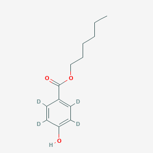 molecular formula C₁₃H₁₄D₄O₃ B1164434 N-Hexyl 4-hydroxybenzoate-2,3,5,6-D4 