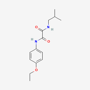 molecular formula C14H20N2O3 B11644432 N-(4-ethoxyphenyl)-N'-(2-methylpropyl)ethanediamide 