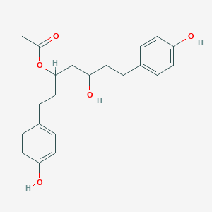 molecular formula C21H26O5 B1164449 5-羟基-1,7-双(4-羟基苯基)庚烷-3-基乙酸酯 CAS No. 1269839-24-8