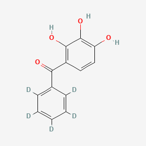 molecular formula C₁₃H₅D₅O₄ B1164450 2,3,4-Trihydroxybenzophenone-2',3',4',5',6'-D5 