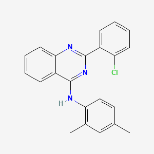 2-(2-chlorophenyl)-N-(2,4-dimethylphenyl)quinazolin-4-amine