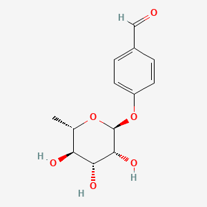 molecular formula C13H16O6 B1164465 4-羟基苯甲醛鼠李糖苷 CAS No. 88086-86-6