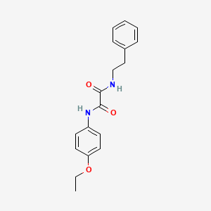 molecular formula C18H20N2O3 B11644723 N-(4-ethoxyphenyl)-N'-(2-phenylethyl)ethanediamide 