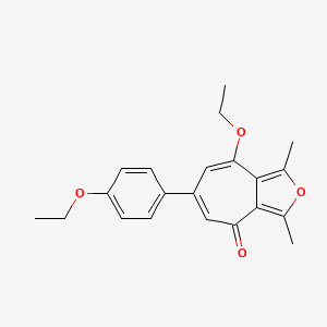 8-ethoxy-6-(4-ethoxyphenyl)-1,3-dimethyl-4H-cyclohepta[c]furan-4-one