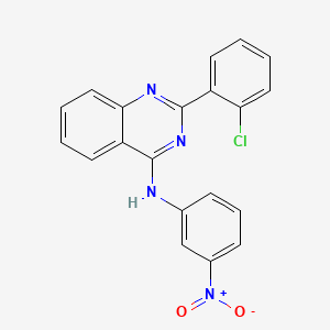 2-(2-chlorophenyl)-N-(3-nitrophenyl)quinazolin-4-amine