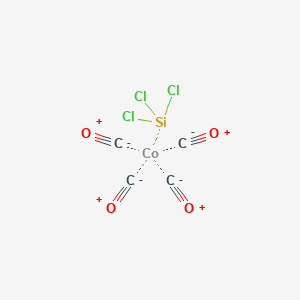 molecular formula C4Cl3CoO4Si B1164485 Trichlorosilylcobalt tetracarbonyl CAS No. 14239-21-5