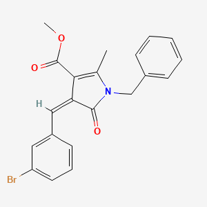 methyl (4Z)-1-benzyl-4-(3-bromobenzylidene)-2-methyl-5-oxo-4,5-dihydro-1H-pyrrole-3-carboxylate