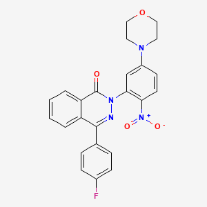 4-(4-fluorophenyl)-2-[5-(morpholin-4-yl)-2-nitrophenyl]phthalazin-1(2H)-one