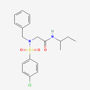 2-(N-benzyl4-chlorobenzenesulfonamido)-N-(butan-2-yl)acetamide