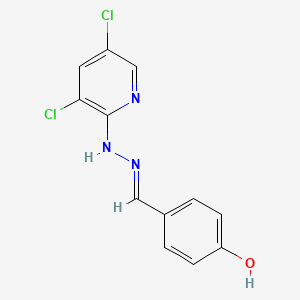 4-Hydroxybenzaldehyde (3,5-dichloropyridin-2-yl)hydrazone