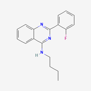 N-butyl-2-(2-fluorophenyl)quinazolin-4-amine