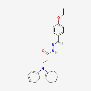 N'-(4-ethoxybenzylidene)-3-(1,2,3,4-tetrahydro-9H-carbazol-9-yl)propanehydrazide