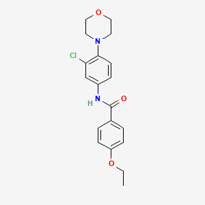 N-[3-chloro-4-(morpholin-4-yl)phenyl]-4-ethoxybenzamide