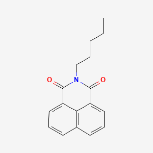 molecular formula C17H17NO2 B11645536 2-pentyl-1H-benzo[de]isoquinoline-1,3(2H)-dione 