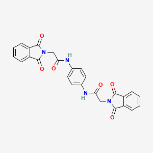 N,N'-benzene-1,4-diylbis[2-(1,3-dioxo-1,3-dihydro-2H-isoindol-2-yl)acetamide]