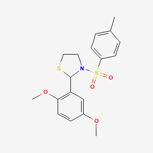 2-(2,5-Dimethoxyphenyl)-3-tosylthiazolidine