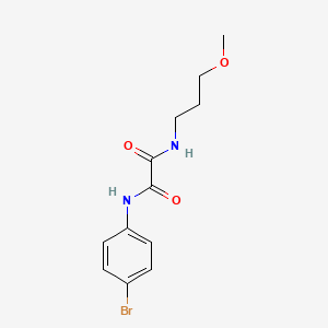 N-(4-bromophenyl)-N'-(3-methoxypropyl)ethanediamide